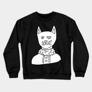 Tired Cat as Santa Crewneck Sweatshirt